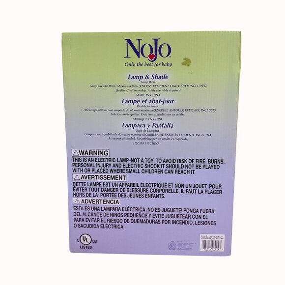 NoJo Zambia Safari Nursery Lamp Jungle Giraffe Elephant Design Baby Decor Gift - Picture 6 of 12